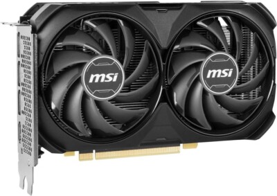 MSI GeForce RTX 4060 Ti VENTUS 2X BLACK OC 8GB Graphics Card 8 GB