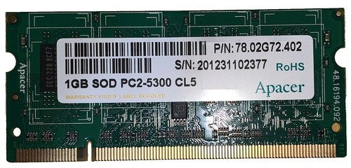 Nanya PC2-5300 1 GB SO-DIMM 667 MHz PC2-5300 DDR2 RAM Memory | eBay
