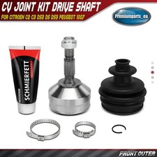 Image of 1x CV Joint Kit Front Outer for Citroen C2 C3 DS3 DS DS3 Peugeot 1007 208 05-On