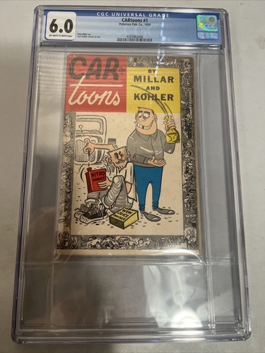 Cartoons Magazine Millar Kohler 1959 1st First Issue Rare CGC 6.0 Graded