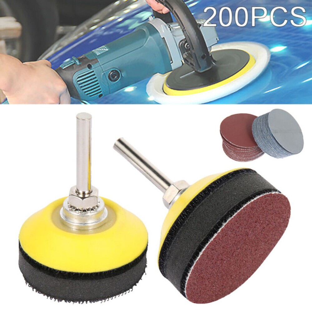 Drill Sander Attachment Sanding Discs Pad Kit Flocking Sandpaper SetFor Drill eBay