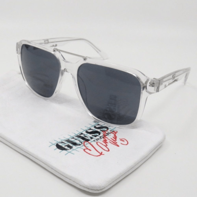 Guess New GF5078/S 26X Crystal/Solid Grey Pilot Men display picture 3