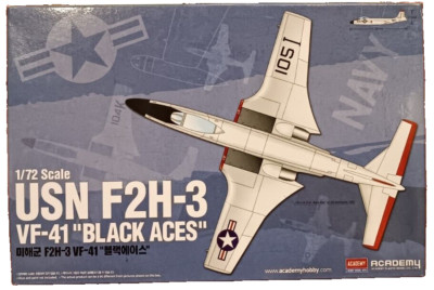 USN F2H-3 VF-41 ''Black Aces'' Academy 12548 Maßstab 1:72 Scale 1/72