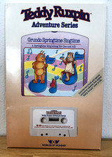 VTG NEW 1985 TEDDY RUXPIN ADVENTURE SERIES GRUNDO SPRINGTIME SINGTIME BOOK CASS