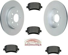 AUDI A4 Avant 8ED 3.0 Bremsen Set Bremsscheiben + Bremsbeläge hinten