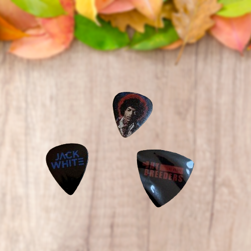 Jimi Hendrix Original Guitar Pick 3pcs Limited Rare F/S