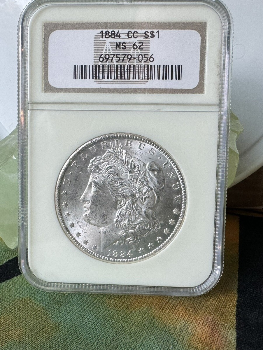 🔥1884 CC Morgan Silver Dollar NGC MS-62 SPECTACULAR “Proof Like