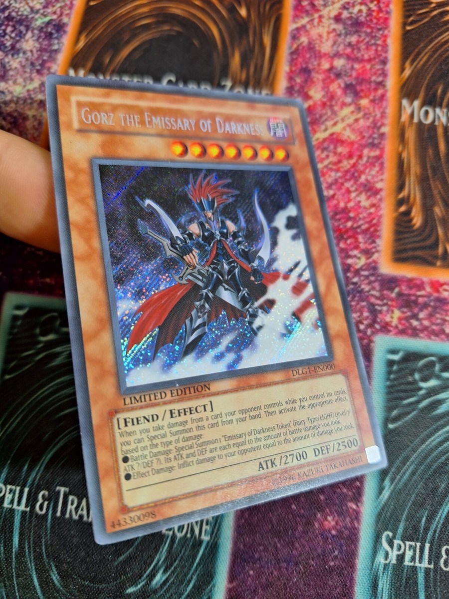 Yu-Gi-Oh! TCG Gorz the Emissary of Darkness DLG1-EN000 Secret Rare