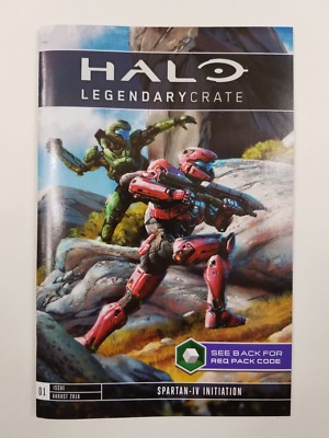 Halo 5 Loot Crate Legendary Crate Req pack code pamphlet NEW! Lootcrate