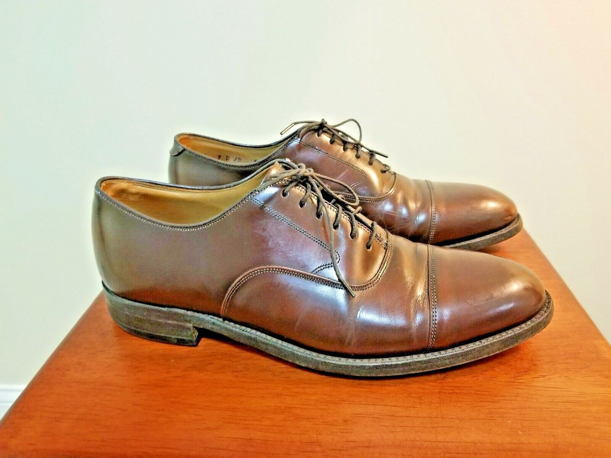 Johnston & Murphy Optima Brown Cap Toe Oxford 9 D/B Men