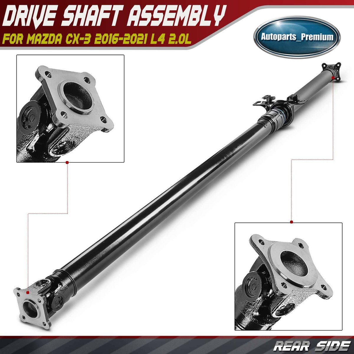 Rear Driveshaft Prop Shaft Assembly for Mazda CX-3 2016-2021 L4
