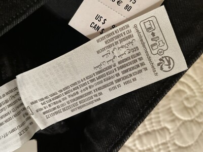 Abercrombie & Fitch BLACK Jeans Tapered Leg High Rise 30 Skinny
