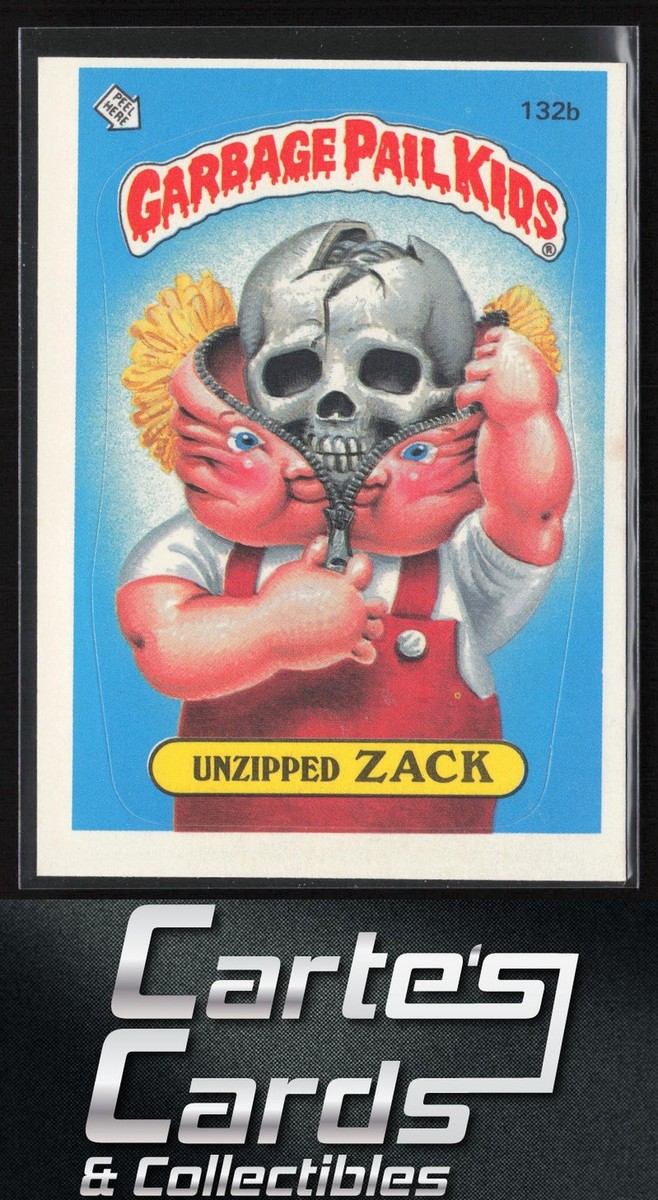 Unzipped Zack 1986 Topps Garbage Pail Kids Series 4 #132b | eBay