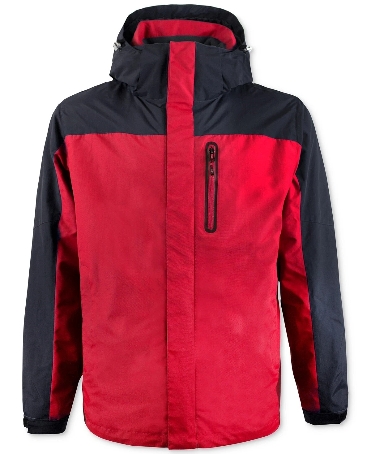 Hawke & Co. Outfitters Sport Men's Big and tall 2XL Red /Grey Winter Coat 134876