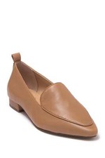 Studio Mocha Leather Franco Sarto Loafer Flats