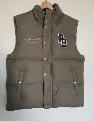 Puma X  Rhuigi Men's Micro-Houndstooth Puffer Vest 62088715 Men Size M