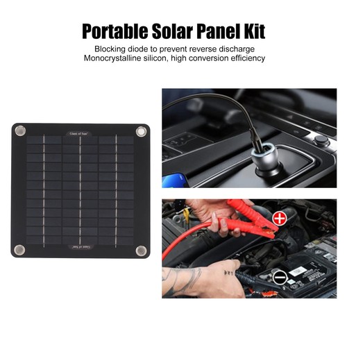 10W 12V Solar Panel Kit Waterproof Solar Trickle Charger Solar For Car RV Boat - Picture 5 of 9