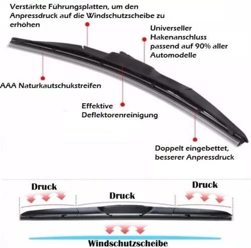 Scheibenwischer vorne passend für SUZUKI SX4 Bj. 2006.07-2024.12 - Bild 5 von 7