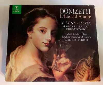 Donizetti L'Elisir D'Amore - Viotti/Devia/Algna/Spagnoli - 2CDs W/Booklet - 7010