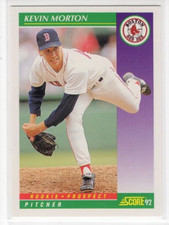 Kevin Morton 1992 Score Baseball Base Common #420 Boston Red Sox