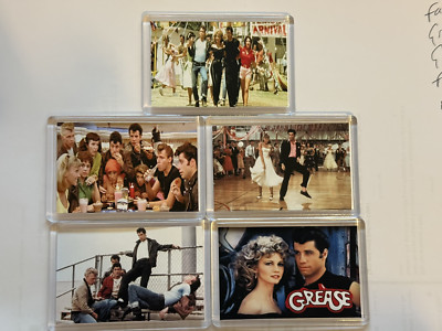 Fett, Klassiker 70er Musikfilm 5 Magnet Sammlung Kühlschrankmagnete