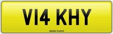 VICKY VICKS VICTORIA NUMBER PLATE VICKIE REG V14 KHY NO ADDED FEE VIKKI VICKERS