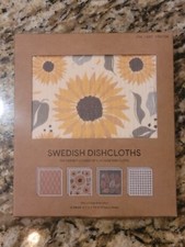 Swedish Dishcloth Ecofriendly Resuable Plant based Cellulose Sponge Cloth 12 pk