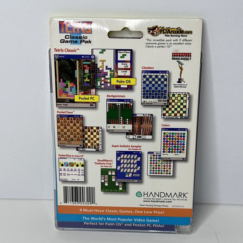 Tetris Classic Game Pak for Palm OS Devices & Windows Mobile Pocket PCs Vintage - Image 3 of 4