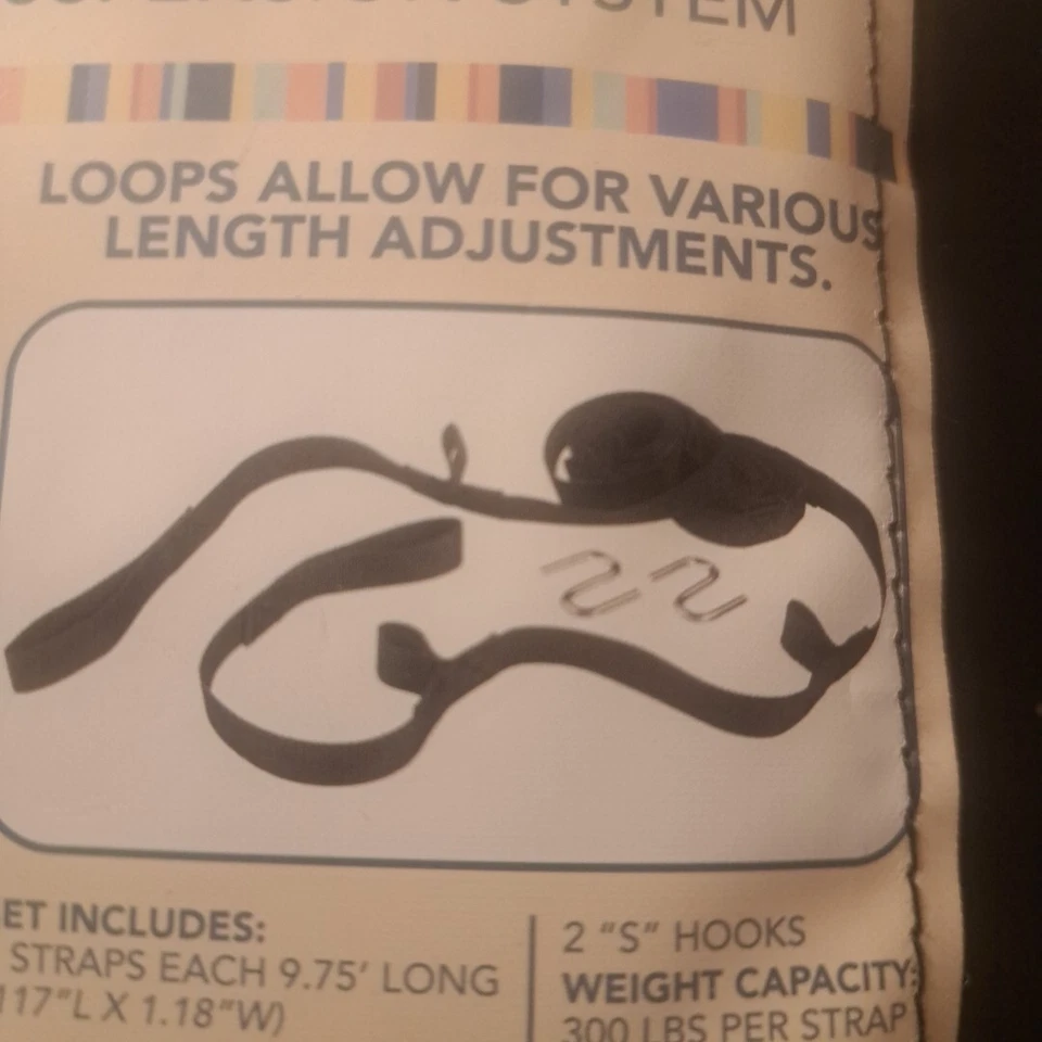 Bliss Hammock Multi-loop Suspension Hanging System Adjustable Tree Straps - Image 2 of 3