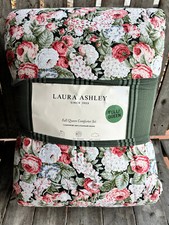 3-pc Laura Ashley SWEET MEMORIES Queen Comforter Set 92" X 96" Fabric: COTTON