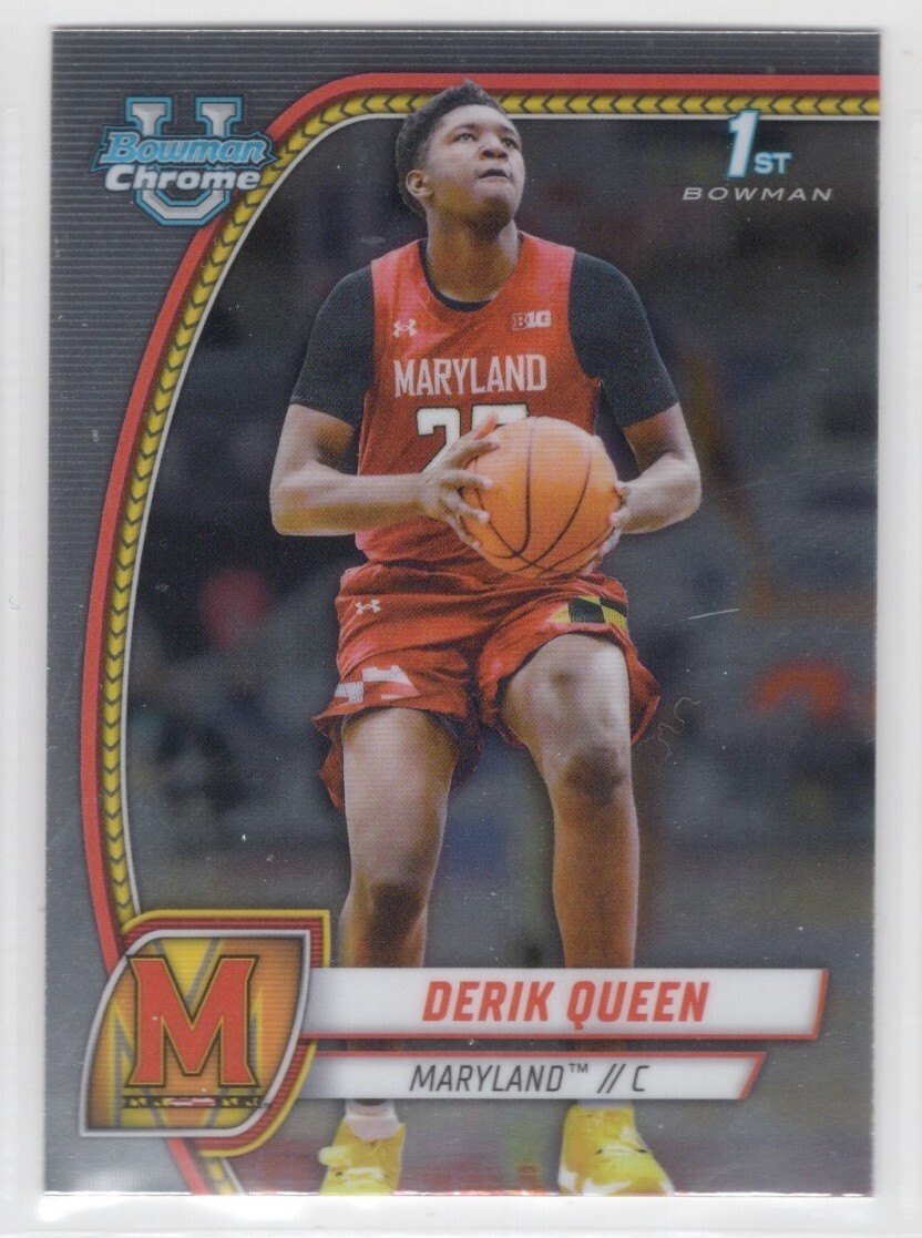 2024-25 Bowman University Chrome - Derik Queen #19 (RC)