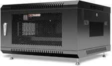 6U Wall Mount Server Rack Locking Network Cabinet Box Data Enclosure VENTED Door