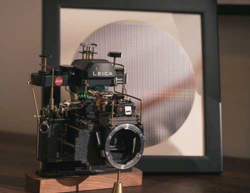 Disassembled Mechanical Film Camera, Deconstructed Nikon Canon Leica, Home Decor