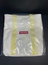 NEW SUPREME WHITE CANVAS TOTE FW20 BAG CARRY ALL OS