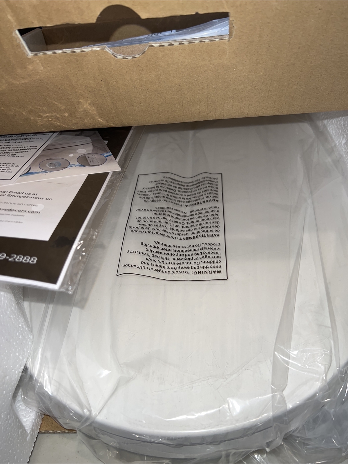 Ove Enlight Elongated Smart Heated Bidet Seat 14WSTENLE16WHTOU eBay