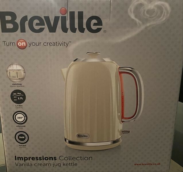 Breville Impressions VKJ95601 1.7L Jug Kettle Vanilla Cream for sale online eBay