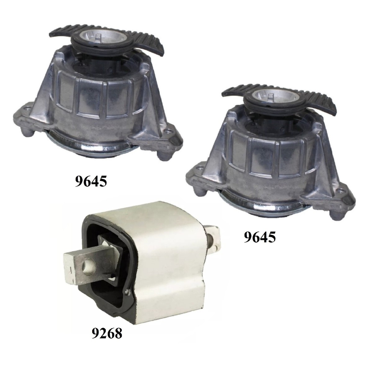 3 PCS MOTOR & TRANS MOUNT FOR 2014-2016 MERCEDES-BENZ E350 3.5L