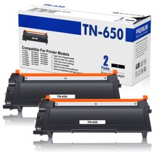 2x Toner TN-650 TN650 Cartridge for Brother MFC-8480DN MFC-8890DW MFC-8680DN