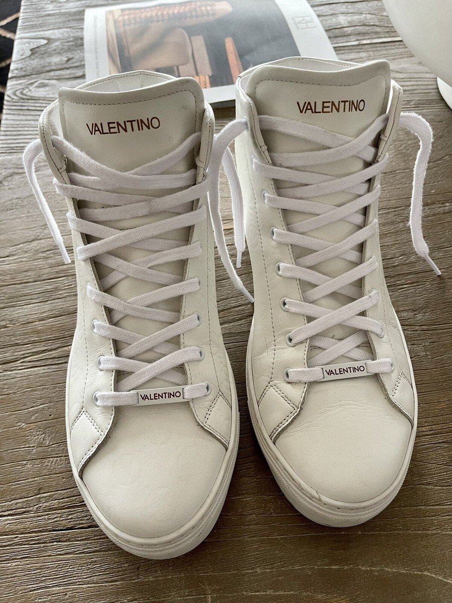 Valentino high top leather sneakers US EU