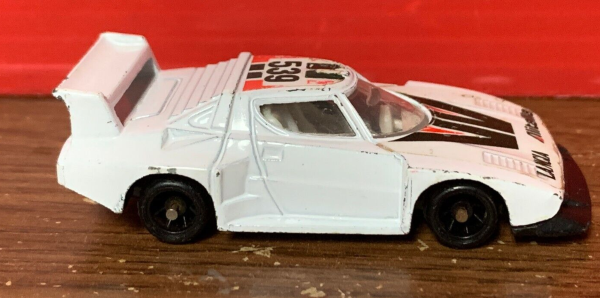 Vintage Lancia Alitalla Racer Die Cast Car Made In Hong Kong 1/64
