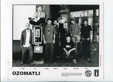 Ozomatli-Raul, Jiro, Ulises, Asdru, Andy, Wil Dog, and Justin-B&W-Still
