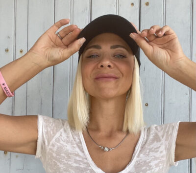 Baseball Cap with Hair Cap Wigs Straight Short Bob Wigs Synthetic Blonde Wigs
