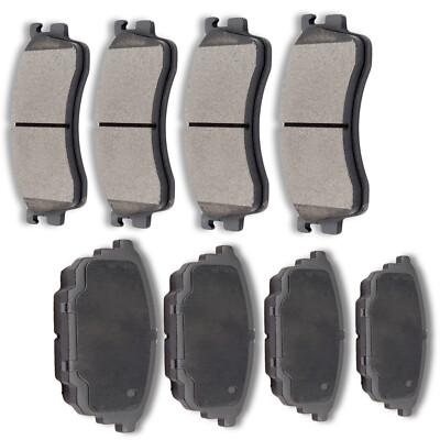For 2001 2002 2003 Mazda Protege Protege5 4WD Front & Rear Ceramic Brake Pads