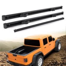 Trail Rail System Fit for 2020-2024 Jeep Gladiator Truck Bed Rails Tie Down Rail