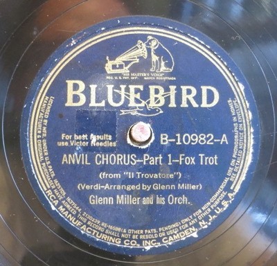 Glenn Miller 78 RPM / Anvil Chorus Part 1 & Anvil Chorus Part 2  (1118-0725-AN)