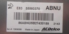 Plug & Play ACDelco Engine ECU, 55593370, ABNU, E83, 12636386