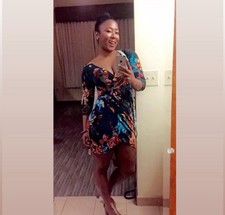 GUC Fashion Nova Floral Wrap Dress | Sz M | Flattering Fit FREE SHIPPING