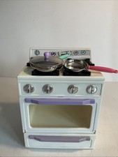 1996 Original San Francisco Toy Makers Kitchen Littles Oven Stove Sounds Work