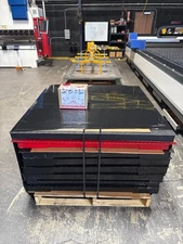 industrial floor scales pallet size, 48" x48" 4' x 4' used 8 pack