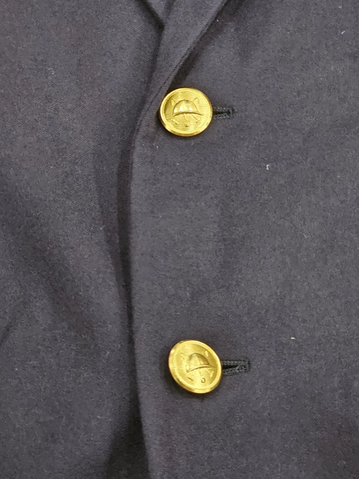 NUEVO CON ETIQUETAS Polo Ralph Lauren Niños Azul Marino Dorado Botón Lana Blazer Chaqueta $325 Italia Foto 2 de 4